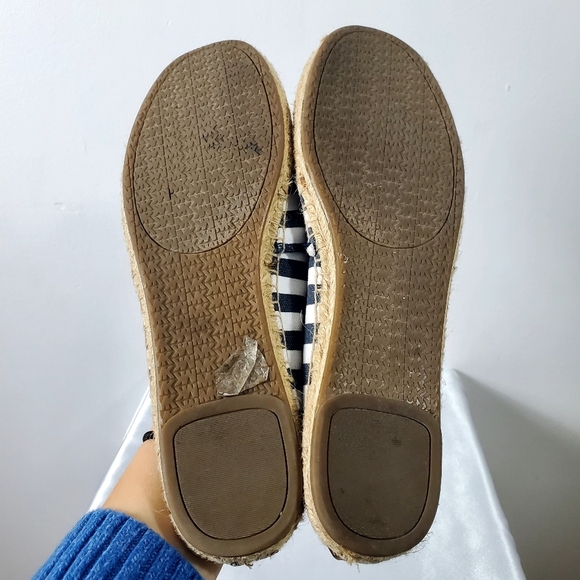 Michael Kors Striped Espadrilles in Navy and White - Picture 9 of 10